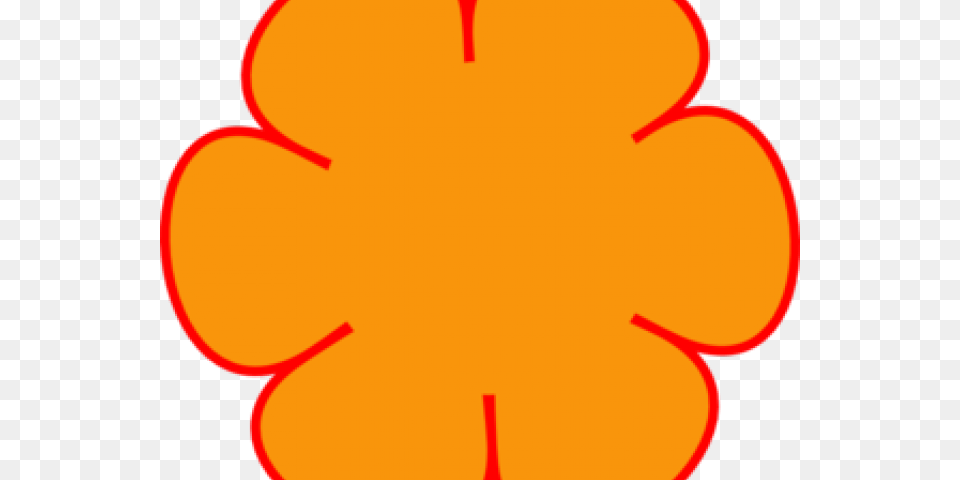 Orange Flower Clipart Orange Heart Clip Art, Nature, Outdoors, Light Free Png