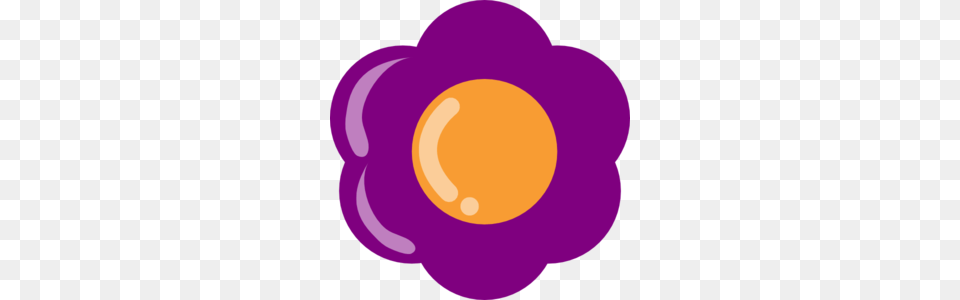 Orange Flower Clipart Purple, Outdoors, Nature, Astronomy, Moon Free Png Download