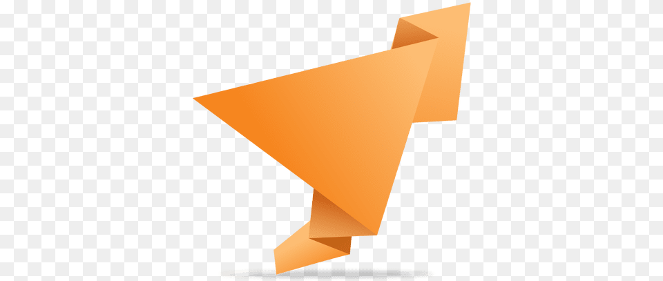 Orange Folded Origami Banner U0026 Svg Vector File Orange Origami Banner Vector, Art, Paper Free Transparent Png