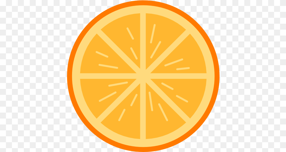 Orange Food Icons Circle, Citrus Fruit, Fruit, Plant, Produce Free Png