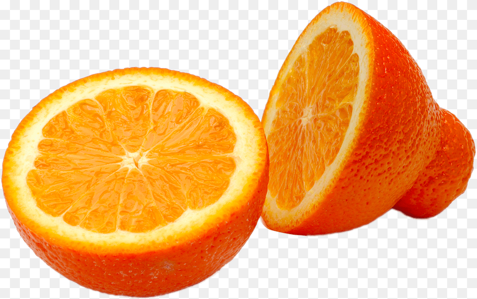 Orange Food In Half Transprent Free Orange Cut In Half Png Image