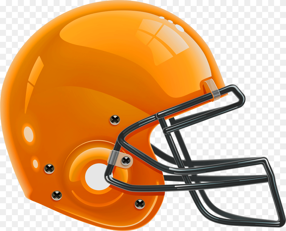 Orange Football Helmet Clip Art Free Png Download