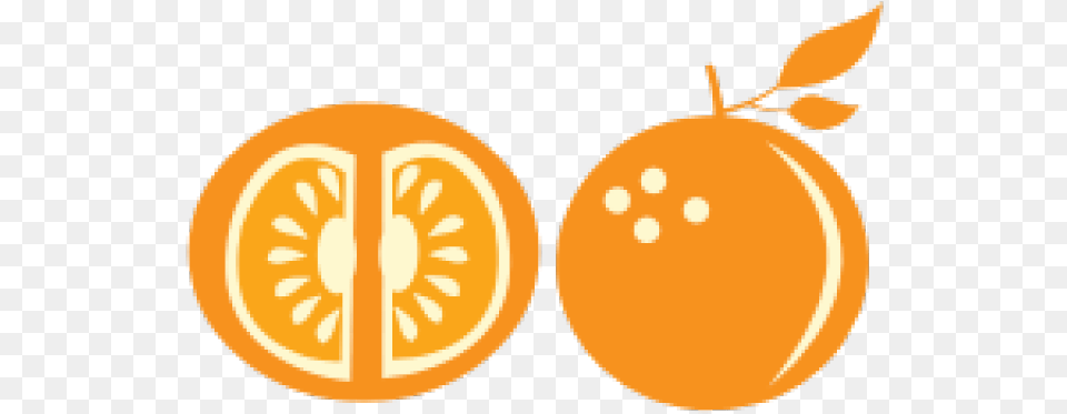 Orange Fruit Clipart Slice Illustration Circle, Citrus Fruit, Plant, Produce, Food Png Image