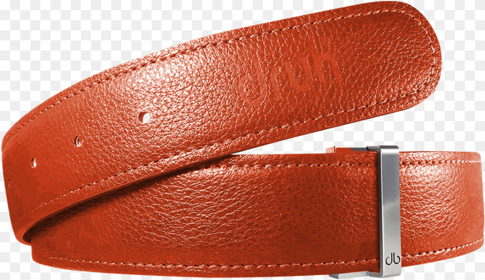 Orange Full Grain Texture Leather Belt, Accessories, Bag, Handbag, Strap Free Png Download