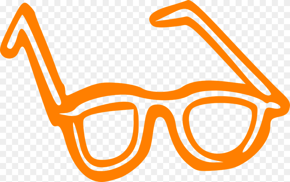 Orange Glasses Clip Art Glasses Clip Art Orange, Accessories, Goggles, Bow, Weapon Free Png Download
