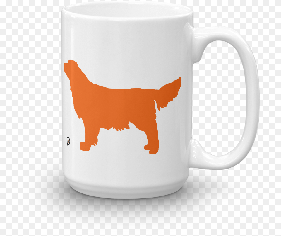 Orange Golden Retriever Mug U2013 Dogs And Art Online Mug, Cup, Animal, Poultry, Bird Free Png Download