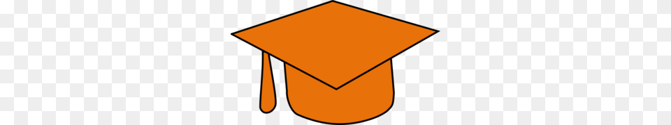 Orange Grad Cap Clip Art, Graduation, People, Person Png Image