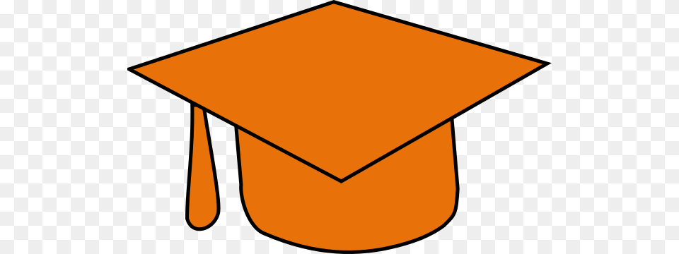 Orange Grad Cap Clip Art, Graduation, People, Person Png