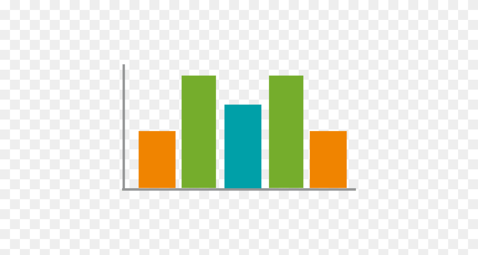 Orange Green Blue Graph Free Png Download