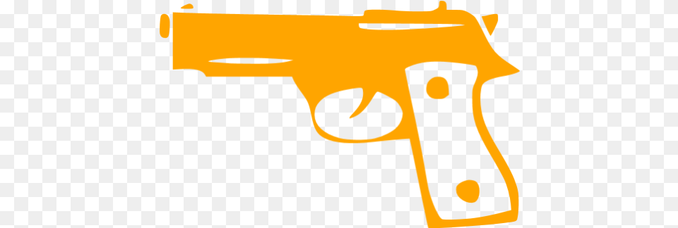 Orange Gun 4 Icon Free Orange Gun Icons Gun Art, Firearm, Handgun, Weapon Png