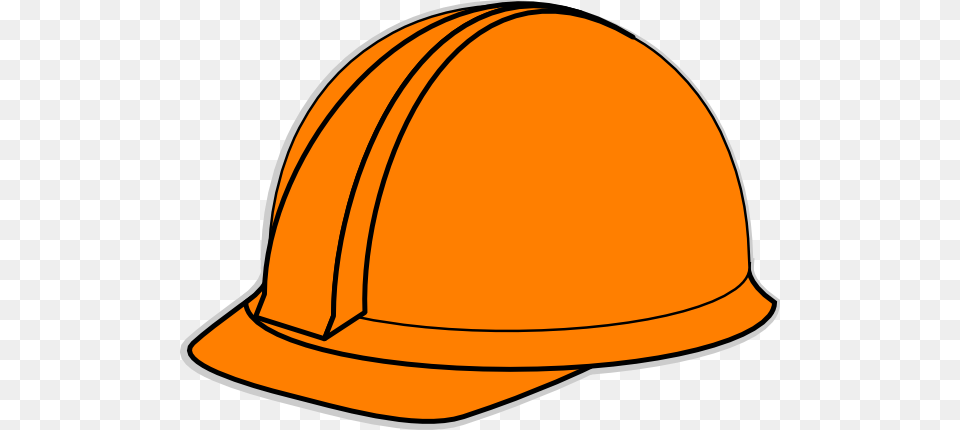Orange Hard Hat Clip Art, Clothing, Hardhat, Helmet Png