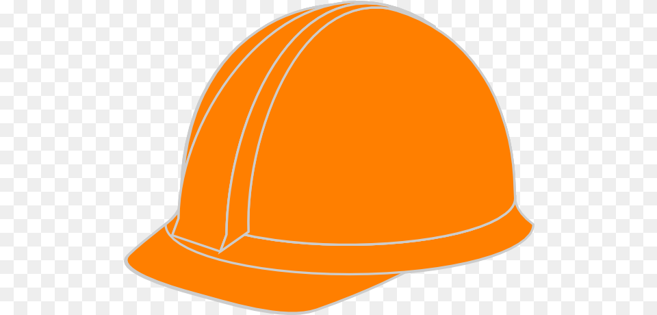 Orange Hard Hat Clip Arts For Web Cartoon Transparent Construction Hat, Clothing, Hardhat, Helmet, Baseball Cap Png Image