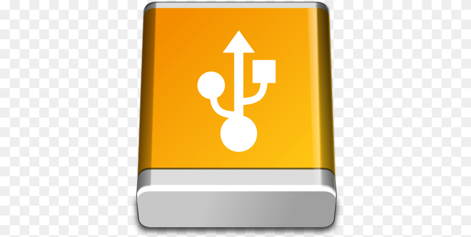 Orange Hd Usb Icon Background Download Icns Usb, Electronics, First Aid Free Transparent Png