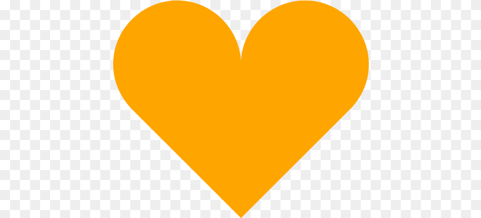 Orange Heart 5 Icon Orange Heart Icons Orange Heart Free Png Download