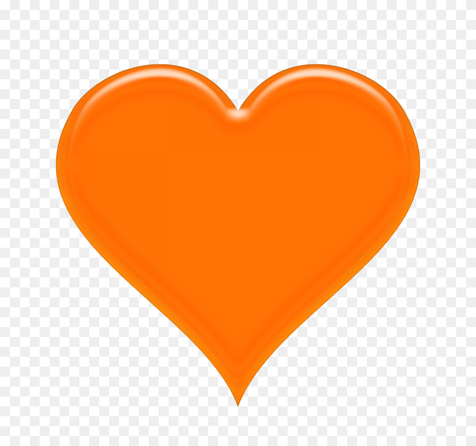 Orange Heart Background Image Download, Balloon Png