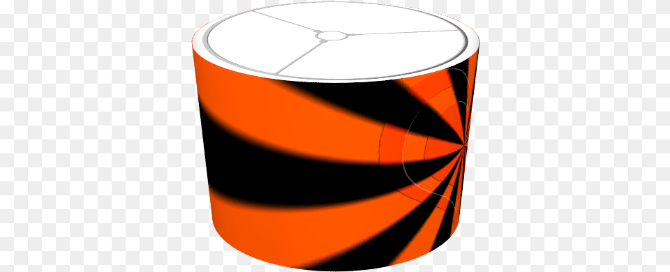 Orange Heart Circle, Drum, Musical Instrument, Percussion Png Image