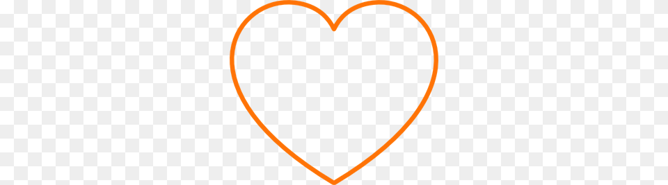 Orange Heart Clip Arts For Web, Accessories, Jewelry, Necklace Free Transparent Png