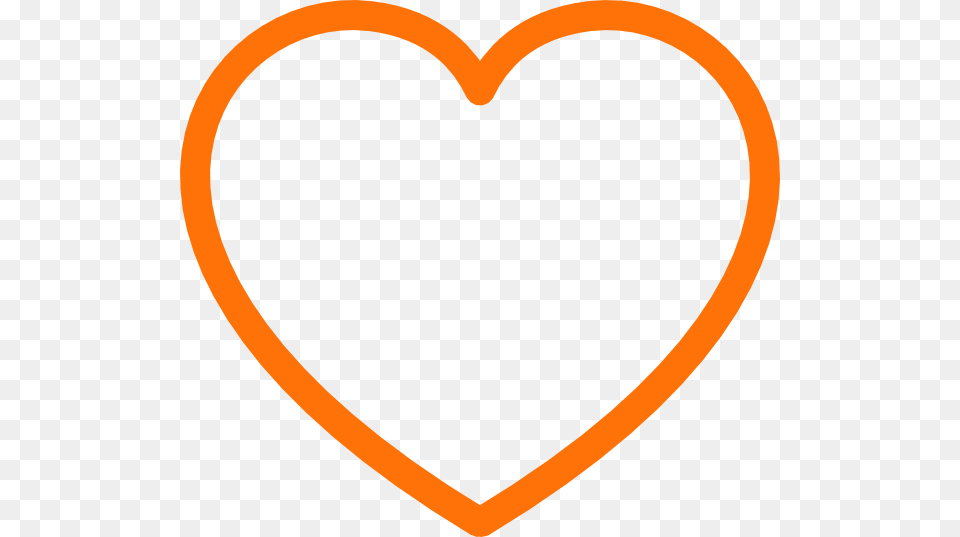 Orange Heart Clipart Orange Heart Clip Art, Accessories, Jewelry, Necklace Free Png Download
