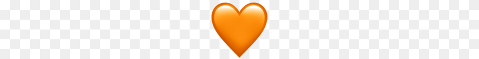 Orange Heart Emoji, Balloon Png Image