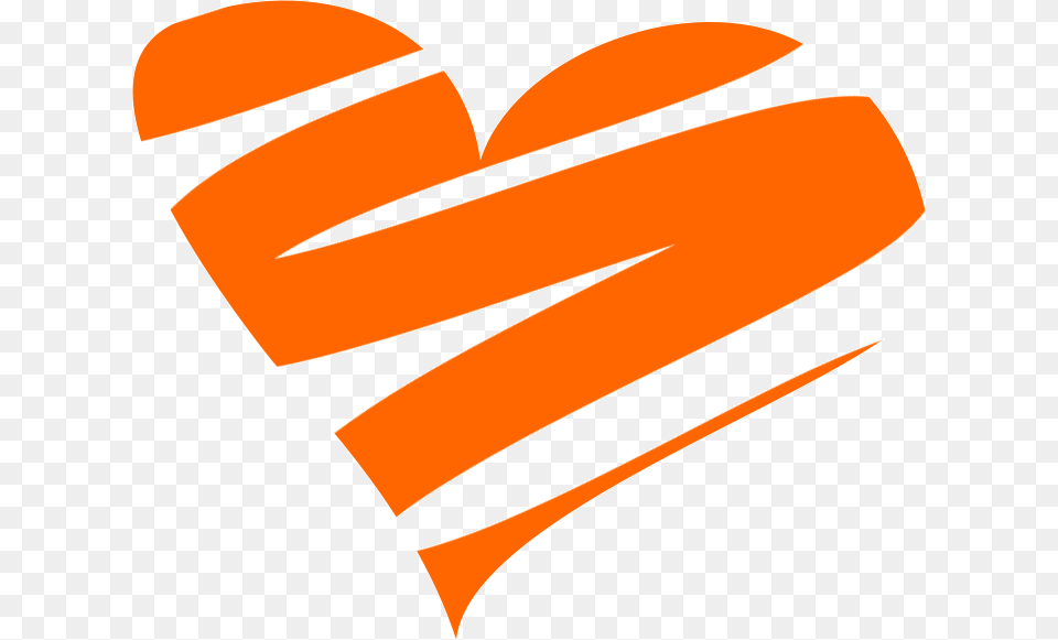 Orange Hearts Portable Network Graphics, Logo, Animal, Fish, Sea Life Png Image