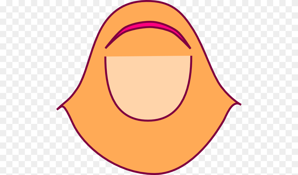 Orange Hijabers Clip Art, Clothing, Hat, Body Part, Mouth Png