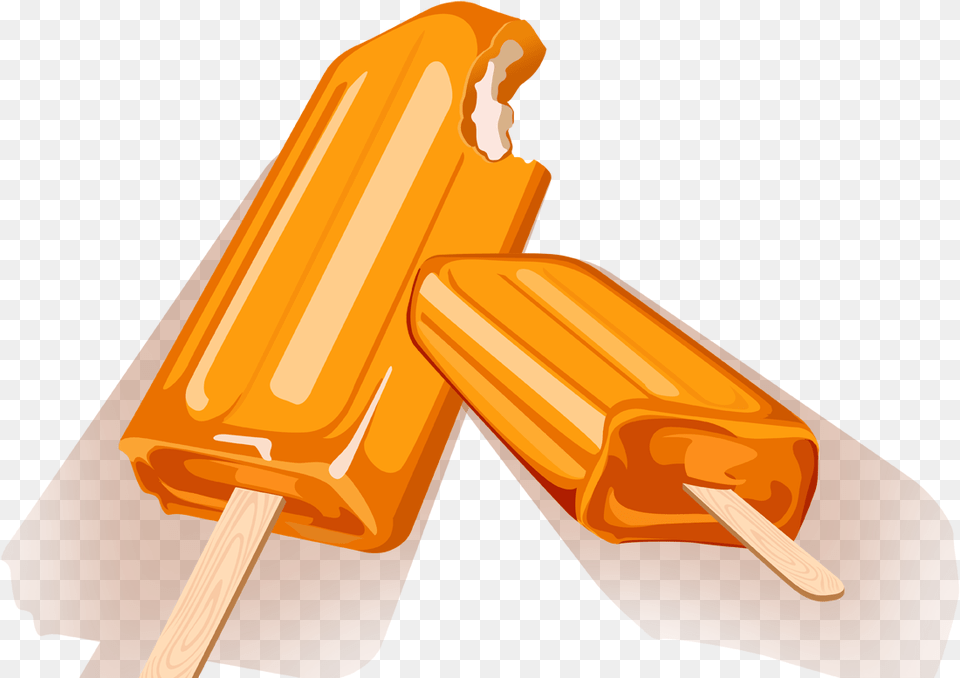 Orange Ice Cream Clipart Orange Background, Food, Ice Pop, Dessert, Ice Cream Free Png