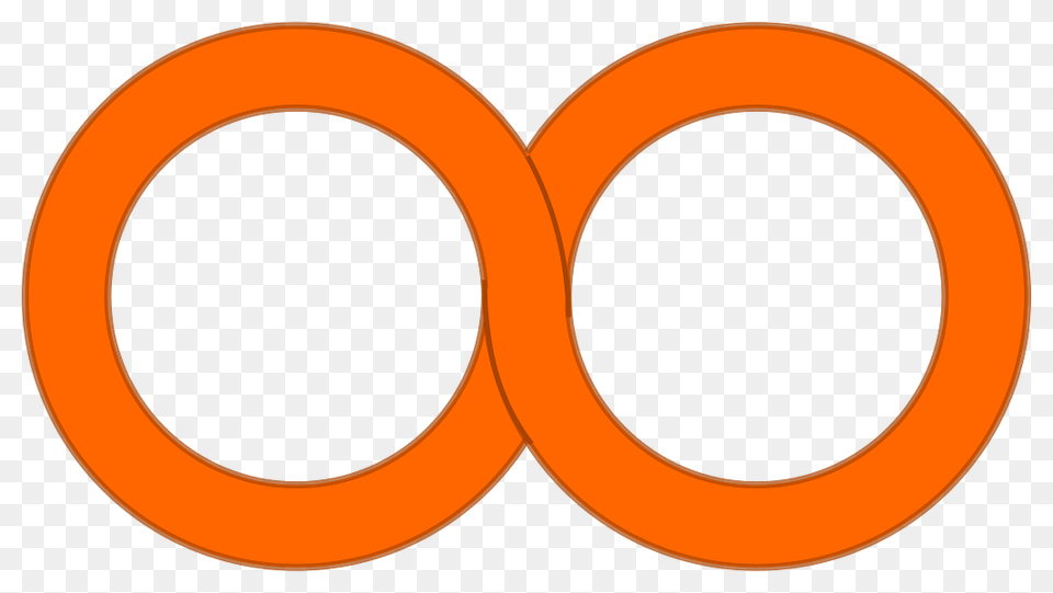 Orange Infinity Symbol, Logo Free Png