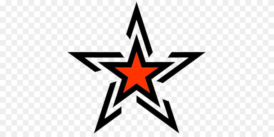 Orange Ink Star Tattoo Design, Star Symbol, Symbol Png Image