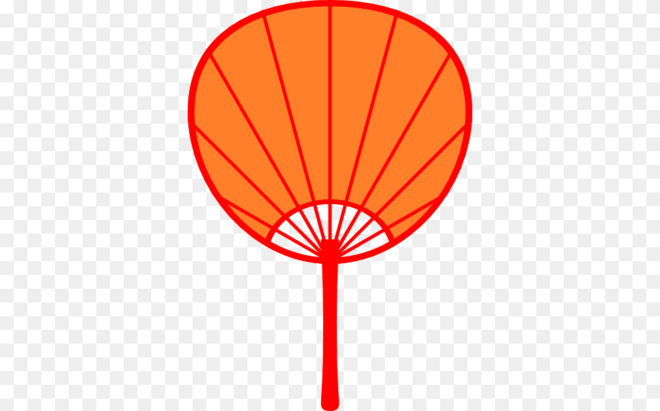 Orange Japanese Clip Art At Clker Com Hand Fan Clipart, Lamp, Lantern, Balloon Free Transparent Png