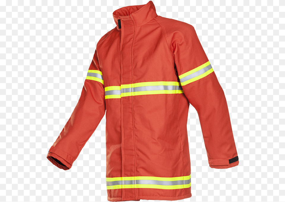 Orange Jas Hujan Pemadam Kebakaran, Clothing, Coat, Jacket, Raincoat Free Transparent Png