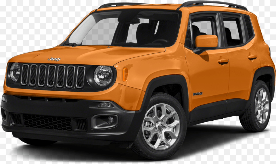 Orange Jeep Image Jeep Renegade, Car, Vehicle, Transportation, Suv Free Transparent Png