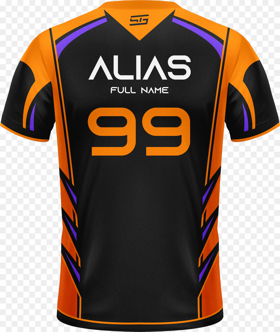 Orange Jersey Gaming Png Image