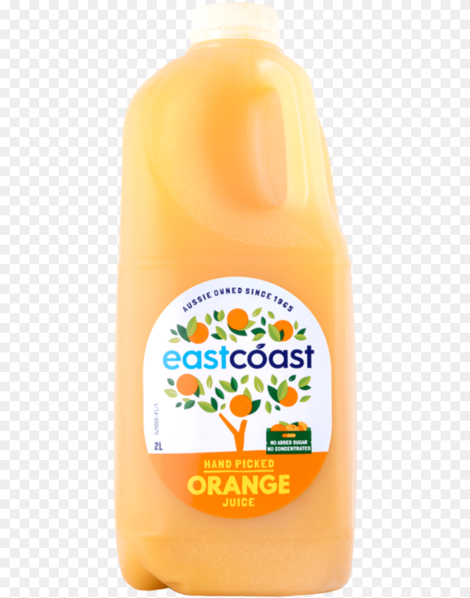 Orange Juice 2ltr East Coast Apple Juice, Beverage, Orange Juice Free Transparent Png