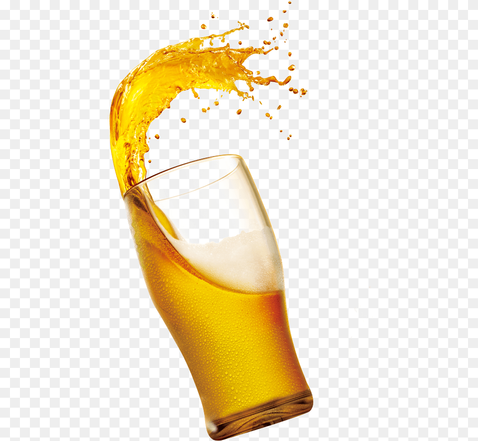 Orange Juice Beer Apple Juice Orange Drink, Alcohol, Beer Glass, Beverage, Glass Free Png Download