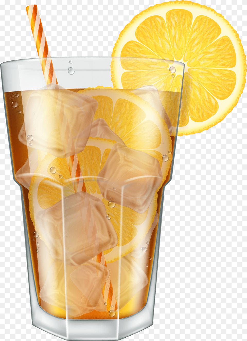 Orange Juice Cocktail Iced Ice Ice Orange Juice Free Transparent Png