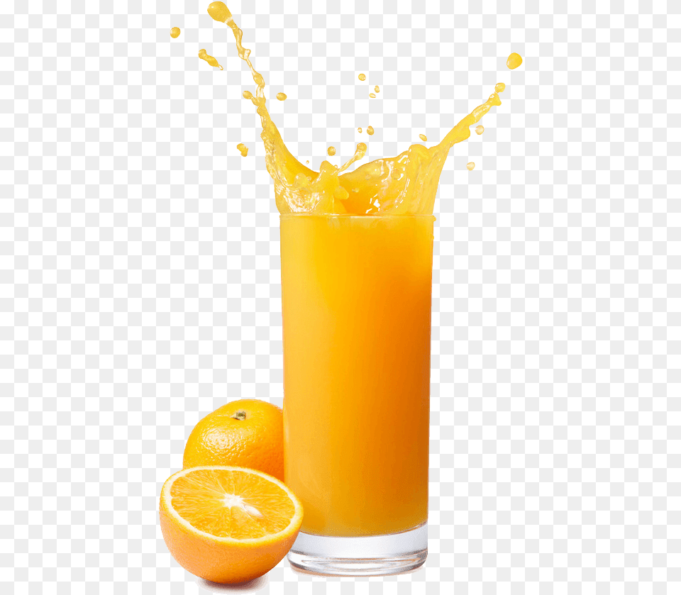 Orange Juice Glass, Beverage, Orange Juice, Produce, Plant Free Png Download