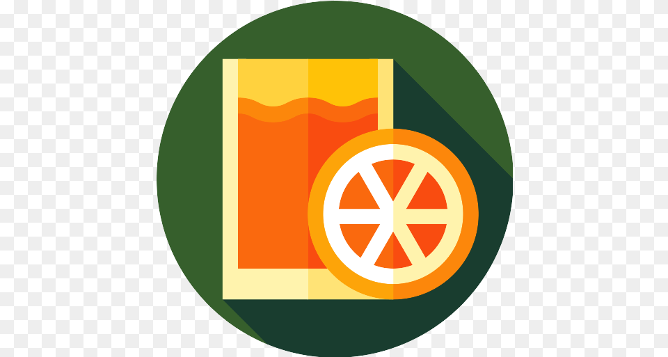Orange Juice Icon Circle, Logo, Disk Png Image