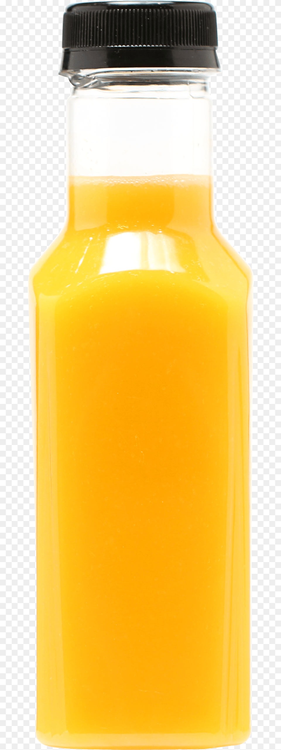 Orange Juice Orange Drink Glass Bottle Liquid Plastic, Beverage, Orange Juice, Food, Ketchup Free Png Download