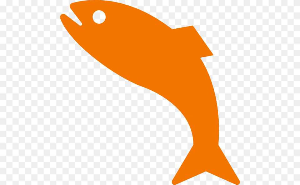 Orange Jumping Fish Svg Clip Arts Jumping Fish Clipart, Animal, Sea Life, Shark Png Image