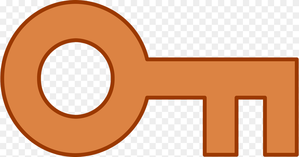 Orange Key Clipart Png Image