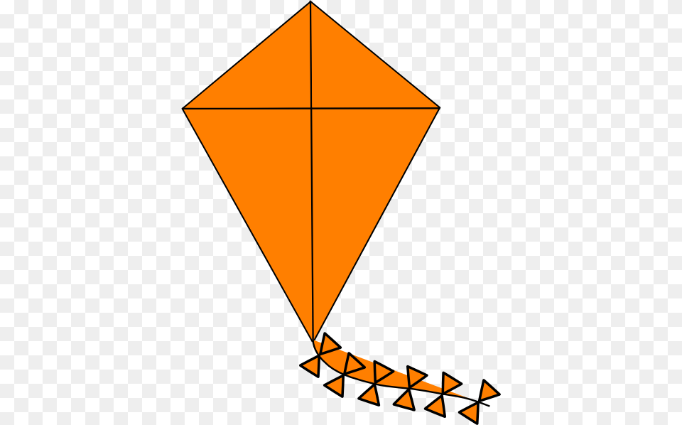 Orange Kite Clip Art, Toy Free Png
