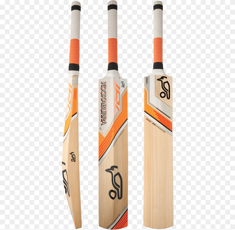 Orange Kookaburra Cricket Bat, Cricket Bat, Sport, Text Free Transparent Png