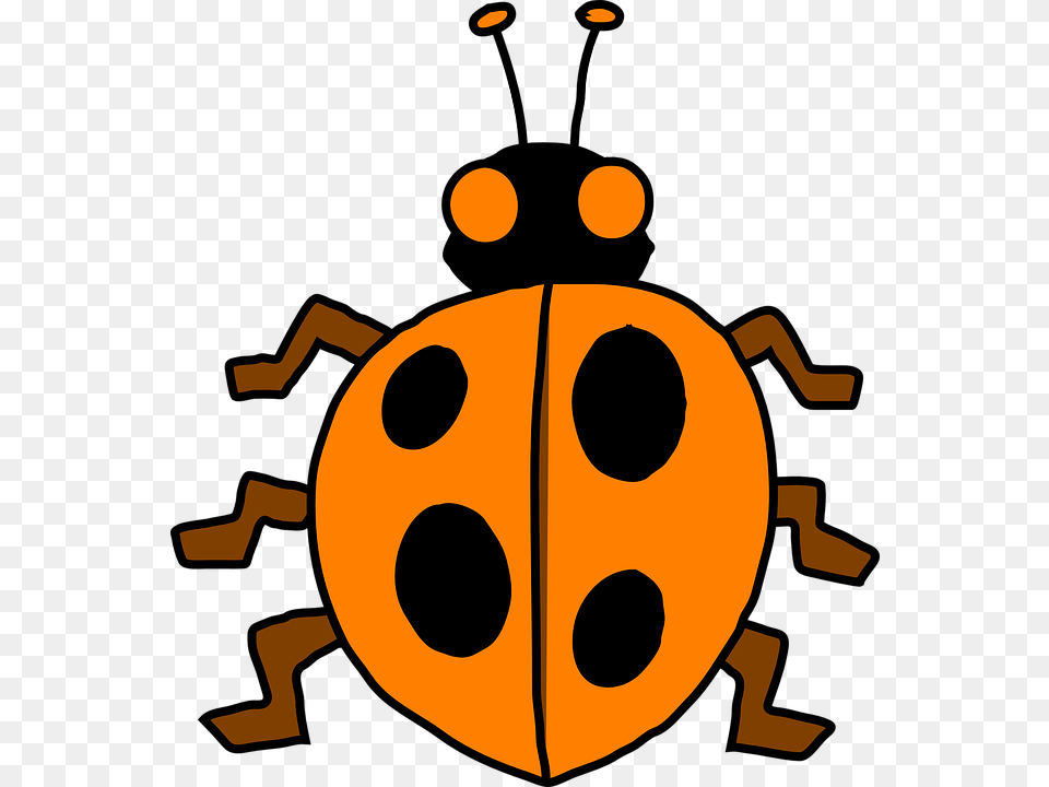 Orange Ladybug Clipart Clip Art Images, Animal Png Image