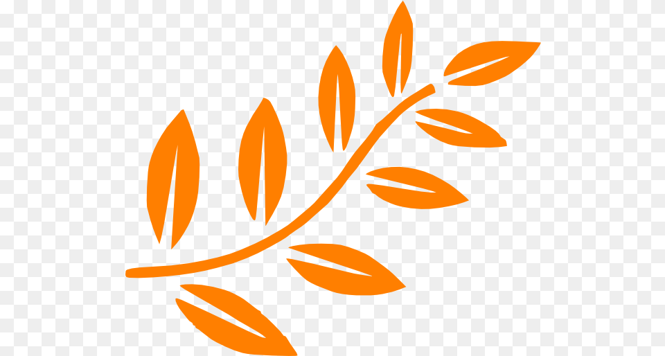 Orange Leaf Branch Clip Art Vector Clip Art Tree Branch Clip Art, Floral Design, Graphics, Plant, Pattern Free Png