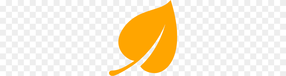 Orange Leaf Icon, Art Free Png Download