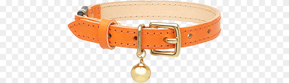 Orange Leather Cat Collar Cheshire Cat Collar, Accessories, Jewelry, Locket, Pendant Free Png