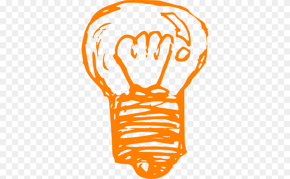 Orange Light Bulb Clip Art, Baby, Body Part, Hand, Lightbulb Free Transparent Png