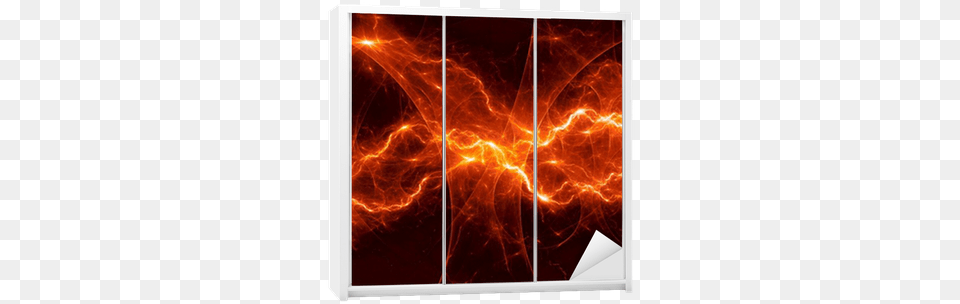 Orange Lightning, Fireplace, Indoors, Accessories, Pattern Free Png Download