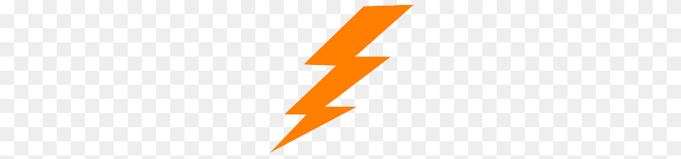 Orange Lightning Bolt, Rocket, Weapon, Logo Free Png