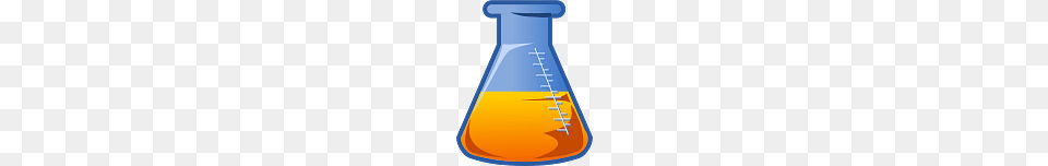 Orange Liquid In Erlenmeyer Flask, Cup, Jar, Cone Png Image